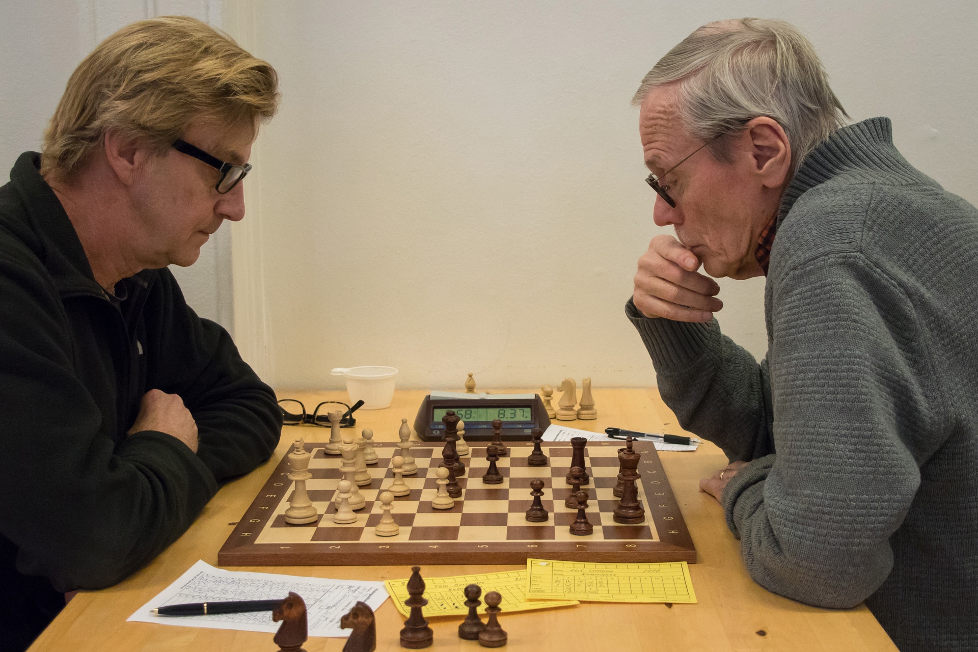 Kamratmöte Tom Borvander mot Leif Svensson